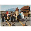 Postcard Folklore group, Lucerne, Switzerland. ...