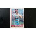 1982 Topps Card # 604 Orlando Sanchez Very Good...
