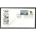 FDC Artmater 1757b 13c Mallard 961 3c U.S-Canad...