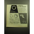 1958 Black Starr & Gorham Jewelry Ad - A memento of your wedding