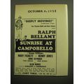 1958 Sunrise at Campobello Play Ad - Deeply Moving