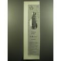 1960 Bloomingdale's Worth Je Reviens Perfume Ad - Promising gift idea