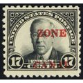 Canal Zone 91c, Mint VF LH 17¢ - "ZONE CANAL" E...