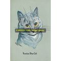 rp10222 - Louis Wain Cat - Russian Blue Cat - p...