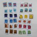 36 GB smilers booklet stamps postally used stam...