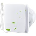 4 Inch Bathroom Wall Exhaust Fan, White, 76CFM,...