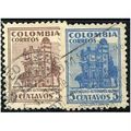 1946 Michel 491/492 - fine used (o)