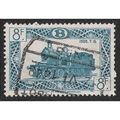 Belgium Epm Mi 286 A: 8 Fr. greenish blue Railw...