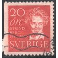 Sweden 1949 - SG310 - 20 ore red - Birth Centen...