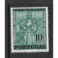 PORTUGAL 1965 ANNIV OF BROGANZA 10c GREEN BLACK...
