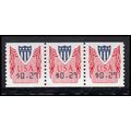 CVP32 29c Shield Very Fine MNH Strip of 3 PA5268