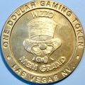 MGM Grand. $1 Casino Token. Las Vegas, NV. Wizz...