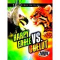 Harpy Eagle vs. Ocelot by Nathan Sommer