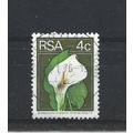 SouthAfrica.SG351 4c Arum Lily.Paper Unchecked....