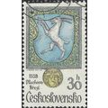 CZECHOSLOVAKIA, MAMMAL, Goat, City Arms of Vlac...