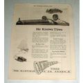 1921 Barney Oldfield Tire Ad - He Knows Tires!