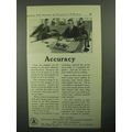 1921 Bell Telephone Ad - Accuracy
