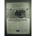 1984 MoorMan's Products Ad - What's the Difference