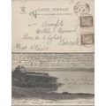 France 1905 10c Postage Due nicely Gutter Pair ...