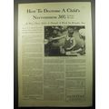 1932 Ovaltine Drink Ad - How to decrease a chil...