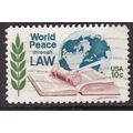 United States 1975 World Peace Through Law 10c ...