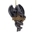 Claus Hanging Dragon on Celtic Cross ornament