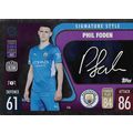 Match Attax UCL/UEL/UECL 2021-22: Signature, Manchester City FC - Foden
