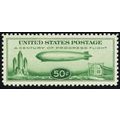 C18, Mint XF NH 50¢ Zeppelin With Large Margins...