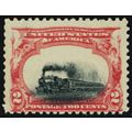 295 Var Mint 2¢ - Extreme Low Train Vignette Co...