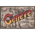 Genève - Multivue, c.1910 - Phototypie Co CPA
