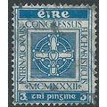 Ireland 1932 SG95 3d Blue Eucharist Fine Used ....