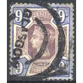 GB 1887 - SG209 - 9d purple & blue - Glasgow ca...