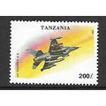TANZANIA 1993 MILITARY AIRCRAFT 200s F -16 FIGH...