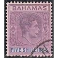 BAHAMAS, 1938-52 5/- George VI, SG156c (Scott #...