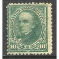 273 10c Daniel Webster Average MHT H0089