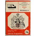 1976 programme Wigan v. Rochdale Hornets