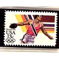 1983 Postage Stamp Olympic USA 13c Advertising ...