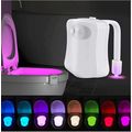 Motion Sensor Activated LED 16 Colors Changing ...