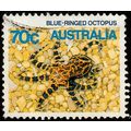 Australia 1986 Marine Life Octopus 70c Used Sta...