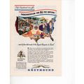Greyhound Bus vintage magazine Print Ad March 1948