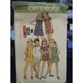 Simplicity 9902 Girl's Dress & Culotte Dress Pa...