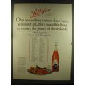 1926 Libby's Tomato Catchup Ad - Libby's over o...