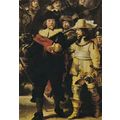 Rembrandt The Night Watch detail Postcard unuse...