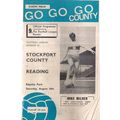 STOCKPORT COUNTY v READING football programme A...