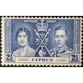 Stamp Cyprus SG150 1937 2 1/2Pia King George VI...