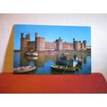 CAERNARVON CASTLE, used postcard 1980 pm =