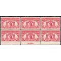 627, Mint VF NH 2¢ Plate Block of Six Stamps CV...