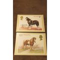 1978 GB PHQ Postcard covers set - Horse Breeds ...