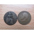 GB 1920 George V 1/2d Half Penny Coin