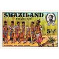 Swaziland QEII 1972 Tourism 3½c Local Dancers U...